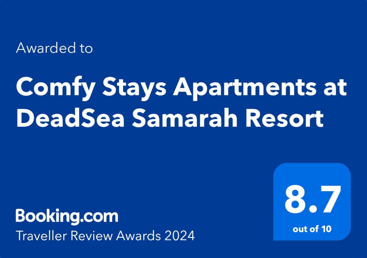 Comfy Stays Sea View Apartments At Deadsea Samarah Resort Sweimeh Kültér fotó